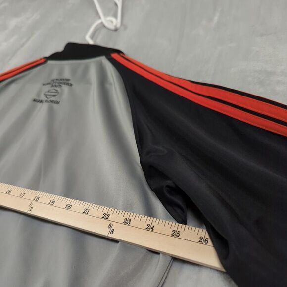 Harley Davidson‎ Track Jacket Mens Large Gray 3 Stripes Raglan Sleeve Full Zip - Picture 13 of 13